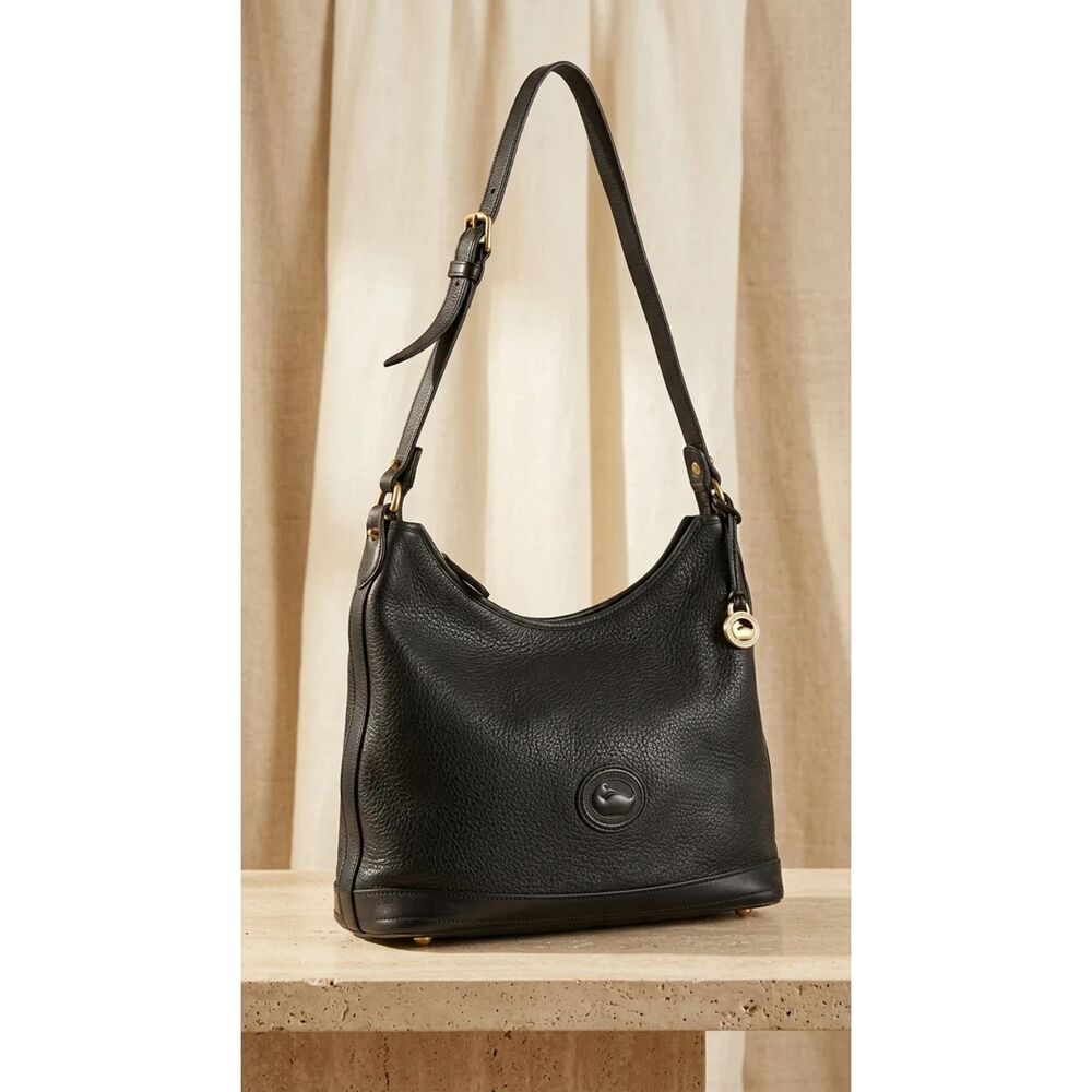 Dooney & Bourke Deep black Pebbled leather Bag | Sz OS